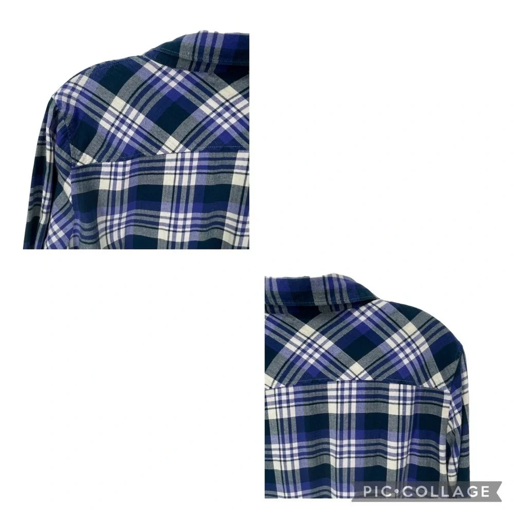 J Crew Acropolis Classic Collared, Plaid Button-Up Shirt - Sz 12